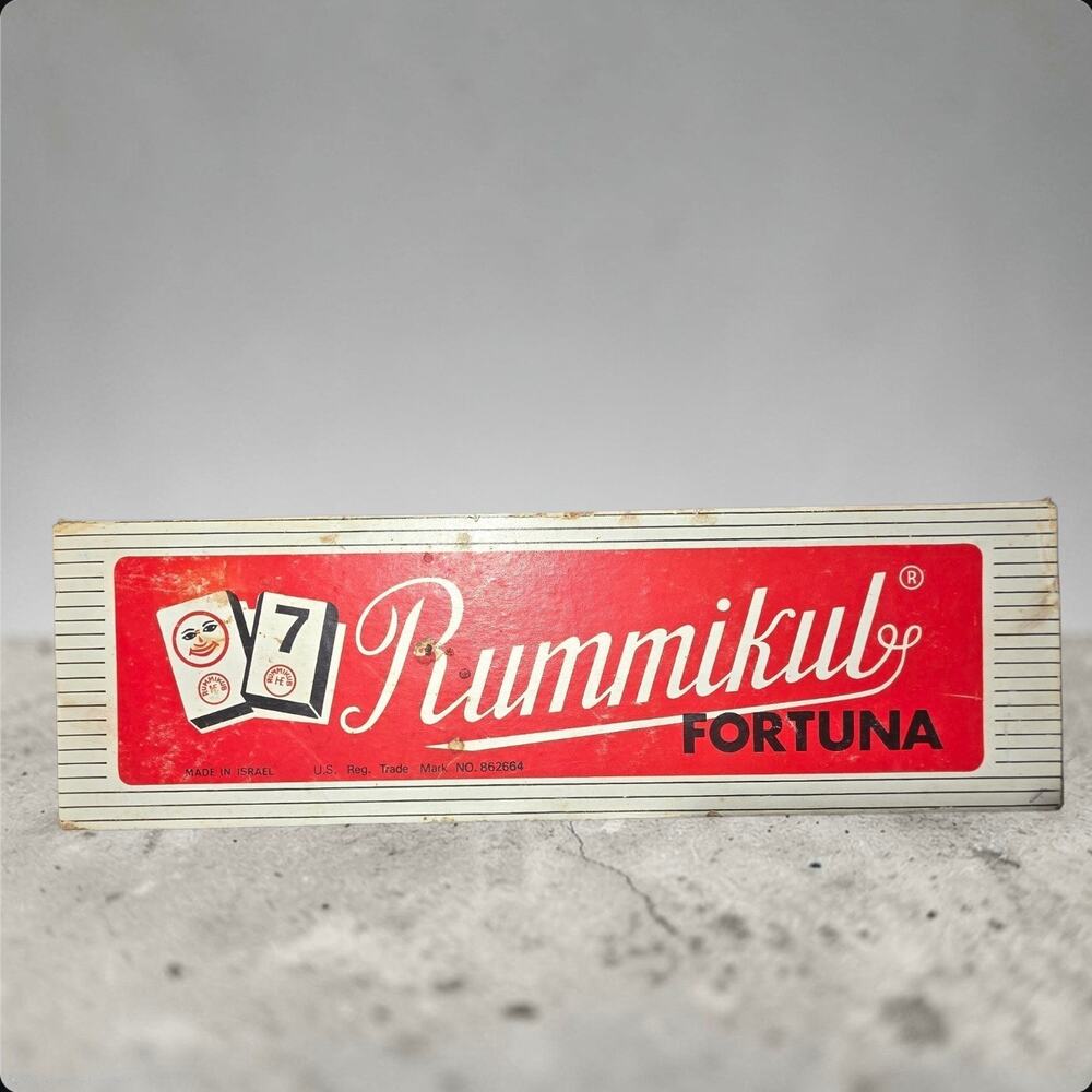 Complete Vintage Rummikub Fortuna Edition Made in Israel